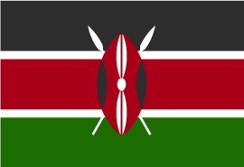 Flag of Kenia