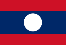 Flag of Lao People’s Democratic Republic